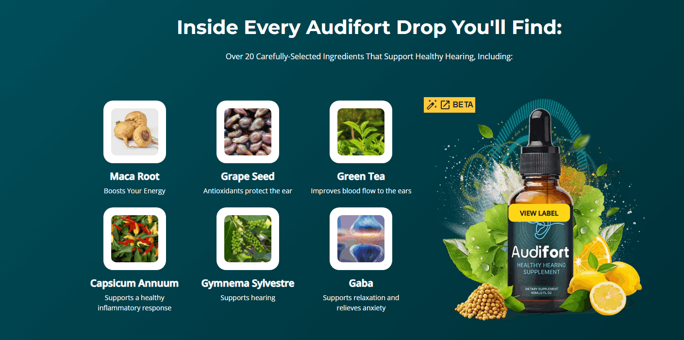 Audifort Australia ingredients