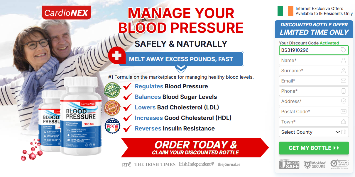 CardioNEX Blood Pressure Ireland shop