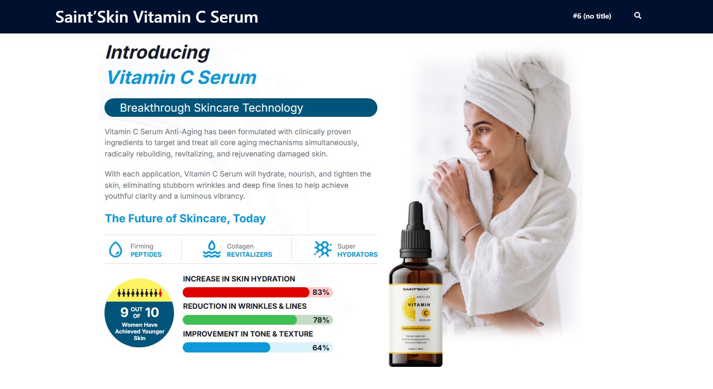 SAINT’SKIN Vitamin C Serum Book