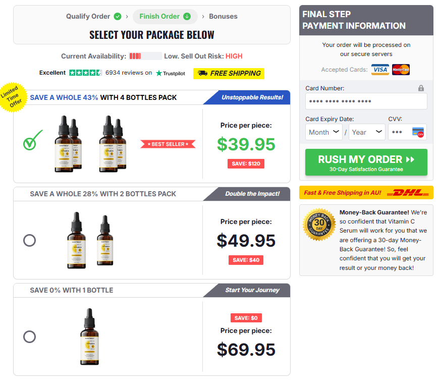 SAINT’SKIN Vitamin C Serum pricing