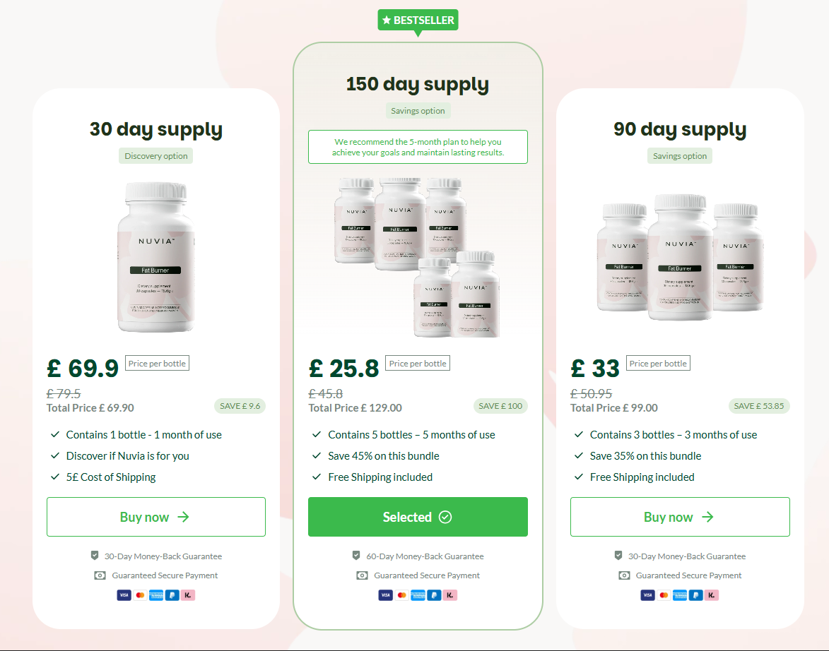 Nuvia France Pricing