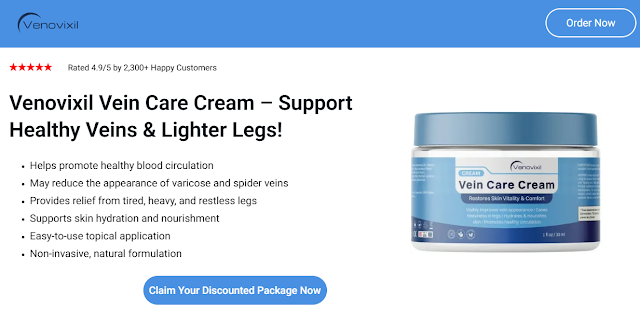 Venovixil Vein Care Cream UK Buy