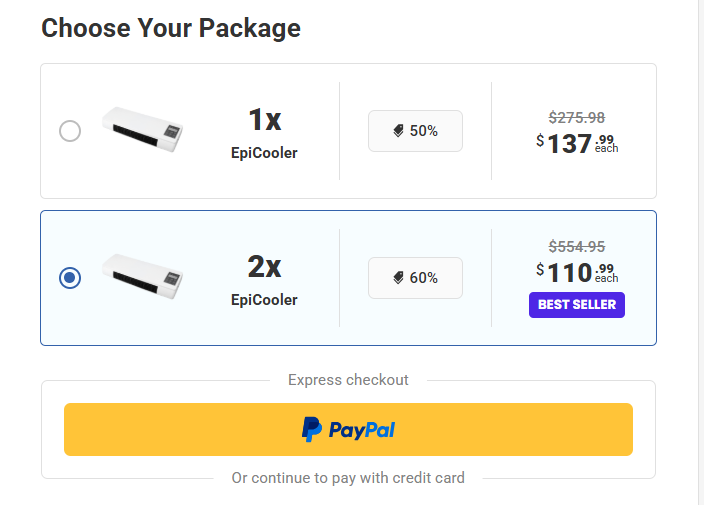 EpiCooler Portable AC 2025