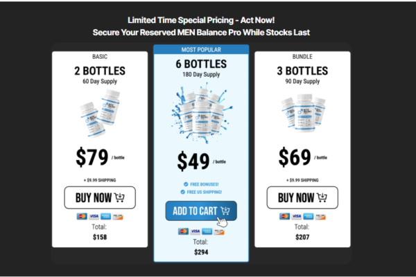 Men Balance Pro UK pricing